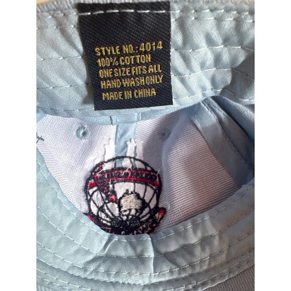 Golden Gloves Boxing Cap Adjustable Embroidered Logo One Size 100% Cotton Blue - Picture 6 of 6